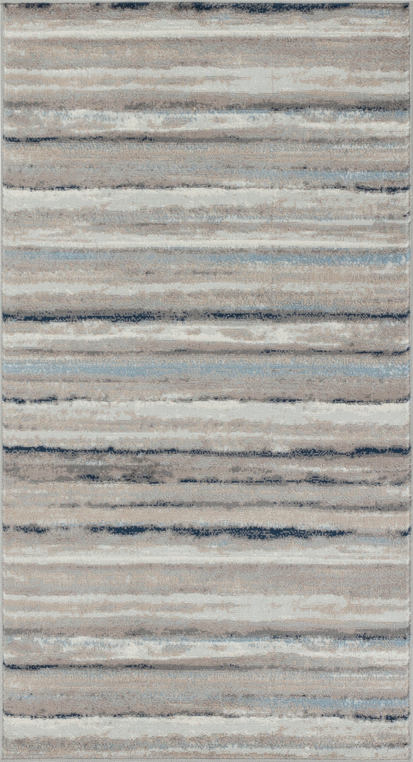 ERMERVEEN Tapis Scandinave - Tapis Moderne, Couloir, Salon, Chambre - Tapis Contemporain, Poils Courts, Doux - Blanc, Gris, Bleu