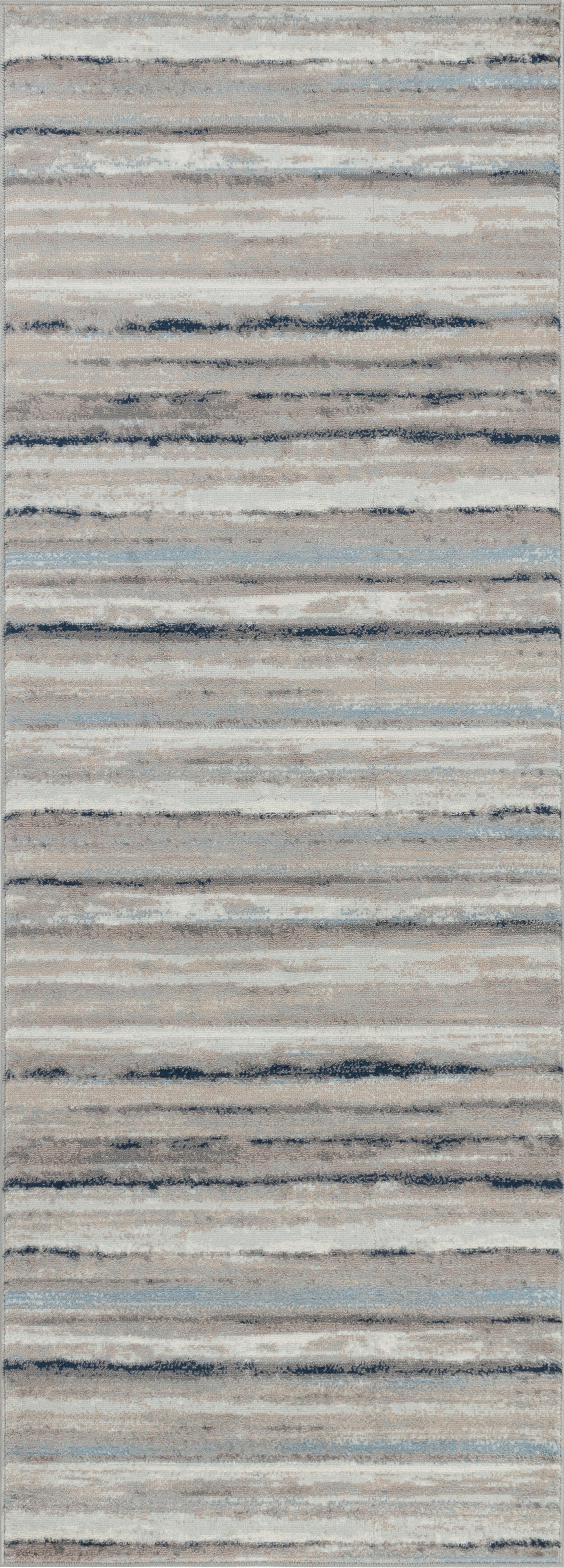 ERMERVEEN Tapis Scandinave - Tapis Moderne, Couloir, Salon, Chambre - Tapis Contemporain, Poils Courts, Doux - Blanc, Gris, Bleu