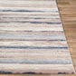 ERMERVEEN Tapis Scandinave - Tapis Moderne, Couloir, Salon, Chambre - Tapis Contemporain, Poils Courts, Doux - Blanc, Gris, Bleu