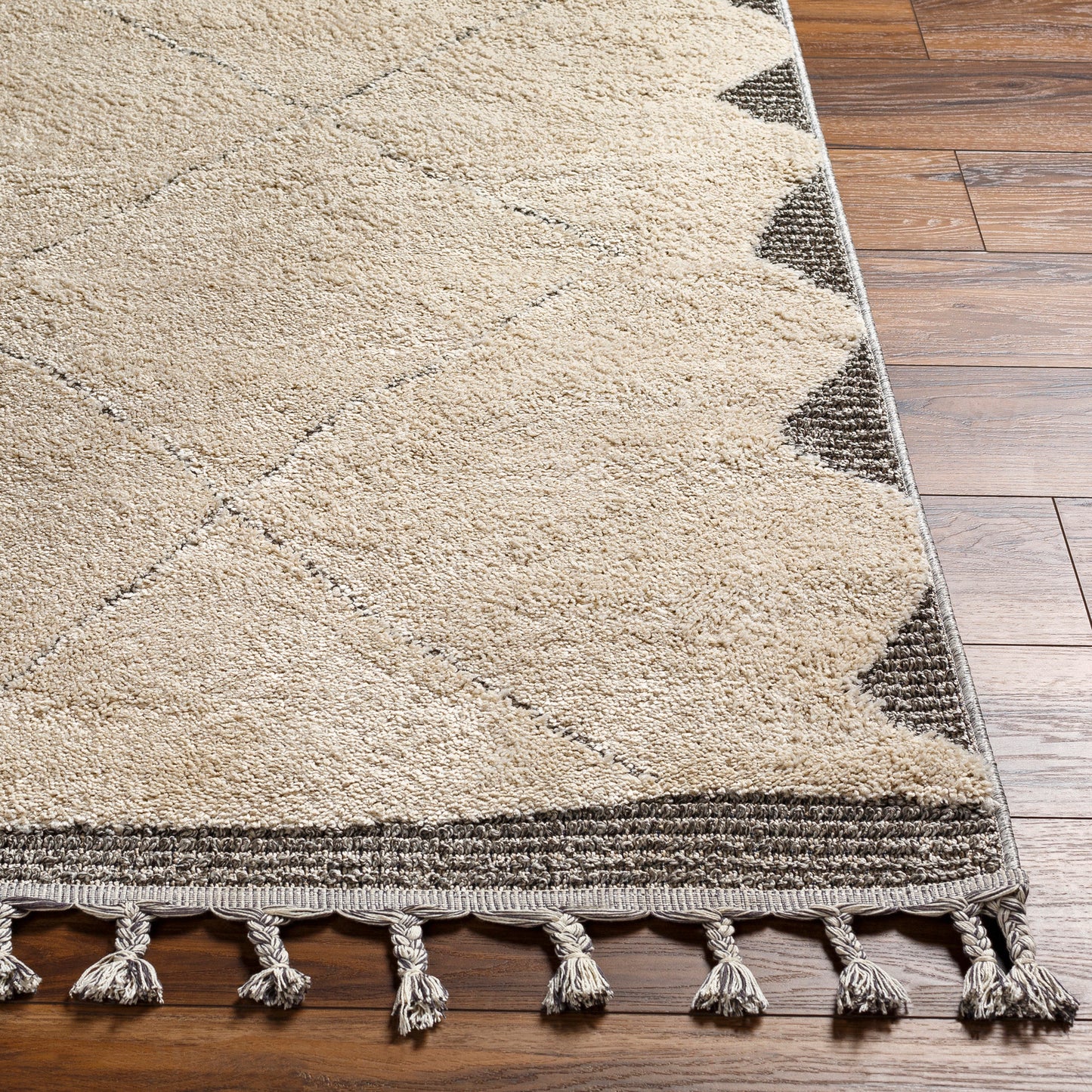 WELLMAN Teppich - Tapis Traditionnel, Salon, Chambre - Tapis Ethnique à Poils Courts, Doux, Durable, Entretien Facile - Beige, Gris