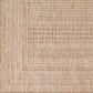 KELLOGG Outdoor Jute-Look Teppich I In & Outdoor Boho Wetterfest Teppich für den Balkon, Terrasse, Garten I Beige, Elfenbein