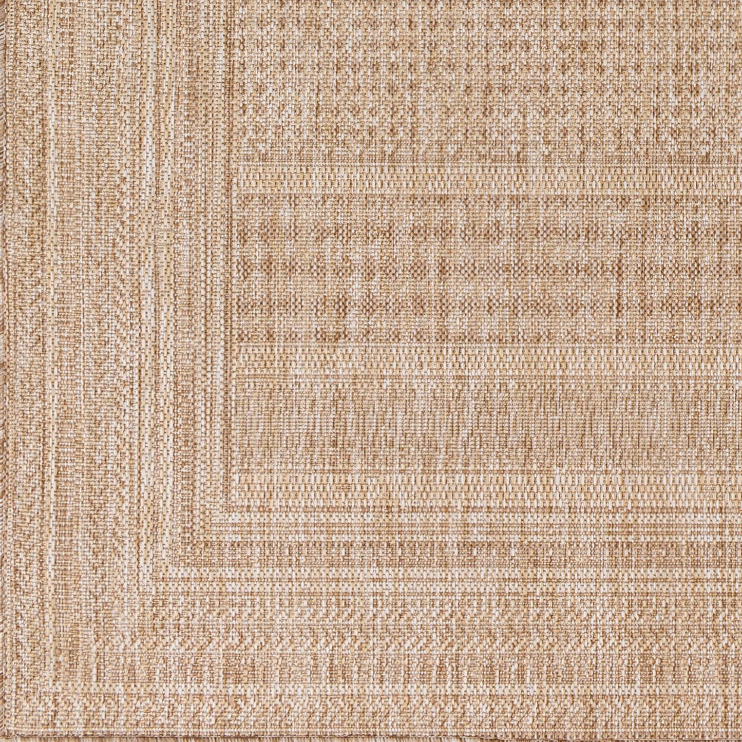 KELLOGG Tapis Extérieur Aspect Jute - Tapis Bohème Extérieur et Intérieur, Terrasse, Balcon, Véranda, Salon, Cuisine - Beige, Ivoire