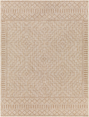 KIRKMAN Tapis Extérieur Aspect Jute - Tapis Bohème Extérieur et Intérieur, Terrasse, Balcon, Véranda, Salon, Cuisine - Ivoire, Beige