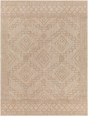 KIRKMAN Tapis Extérieur Aspect Jute - Tapis Bohème Extérieur et Intérieur, Terrasse, Balcon, Véranda, Salon, Cuisine - Ivoire, Beige