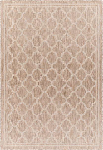 AGENDA Tapis Extérieur Aspect Jute - Tapis Bohème Extérieur et Intérieur, Terrasse, Balcon, Véranda, Salon, Cuisine - Beige, Ivoire