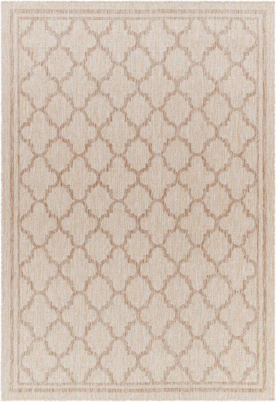 AGENDA Tapis Extérieur Aspect Jute - Tapis Bohème Extérieur et Intérieur, Terrasse, Balcon, Véranda, Salon, Cuisine - Beige, Ivoire