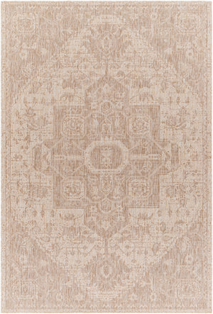 ALVORD Tapis Extérieur Aspect Jute - Tapis Bohème Extérieur et Intérieur, Terrasse, Balcon, Véranda, Salon, Cuisine - Beige, Ivoire