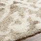 BOARDMAN Tapis Shaggy - Tapis Moderne, Salon, Chambre - Tapis Bohème à Poils Longs, Doux, Moelleux, Entretien Facile - Blanc, Beige