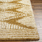 BONAPARTE Tapis Shaggy - Tapis Moderne, Salon, Chambre - Tapis Bohème à Poils Longs, Doux, Moelleux, Entretien Facile - Blanc, Jaune